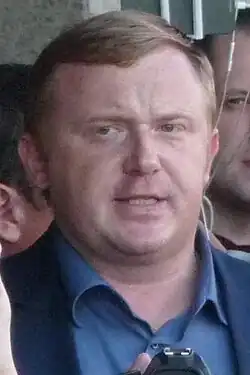 Андрей Ищенко на митинге против фальсификации выборов, Владивосток, 2018-09-17 (cropped).jpg