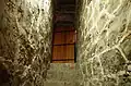 Interior of the entrance to the tunnel below the tower