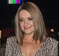 Mohylevska during the Ukrainian edition of The Voice Kids, 2017