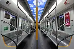 Train interior of Line 11