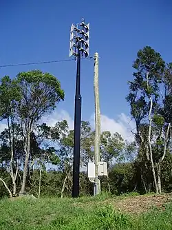 Bushfire warning sirens in Mount glorious, Queensland, Australia