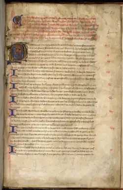 colour scan of a medieval manuscript