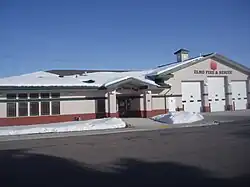 Town hall and fire station, February 2010