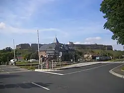 The station in 2007 with the citadel in the background.