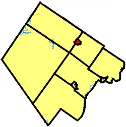 Location of Carleton Place in Lanark County