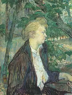 Portrait of Gabrielle, 1891, oil on cardboard, Museum Toulouse-Lautrec, Albi