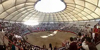 Equestrian jousting in the arena
