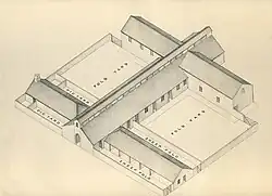 Poundleys Cottage Architecture . View of Farm Buildings