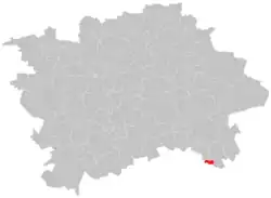 Location of Lipany in Prague