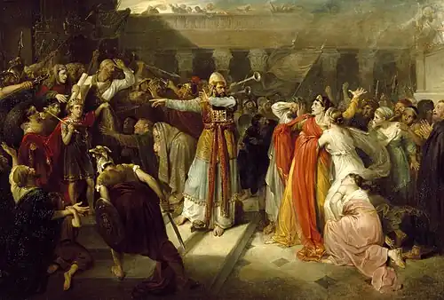 Proclaiming Joash King, 1815