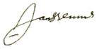 Cornelius Jansen's signature