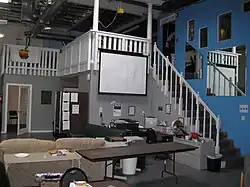 Stairs leading to deck