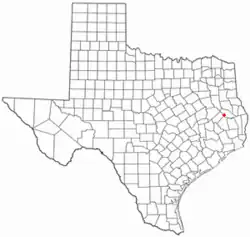 Location of Diboll, Texas