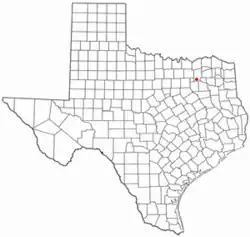 Location of Quinlan, Texas
