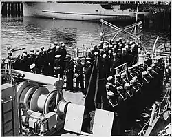 Crew assembled for commissioning