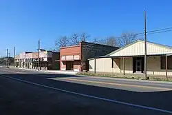 Along SH&nbsp;144 (3rd Street) in Walnut Springs, March 2012